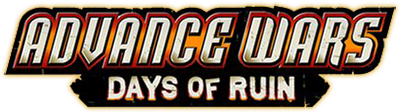 Advance Wars Days of Ruin title screen for Nintendo DS